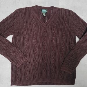 Ralph Lauren Cotton Cable Sweater